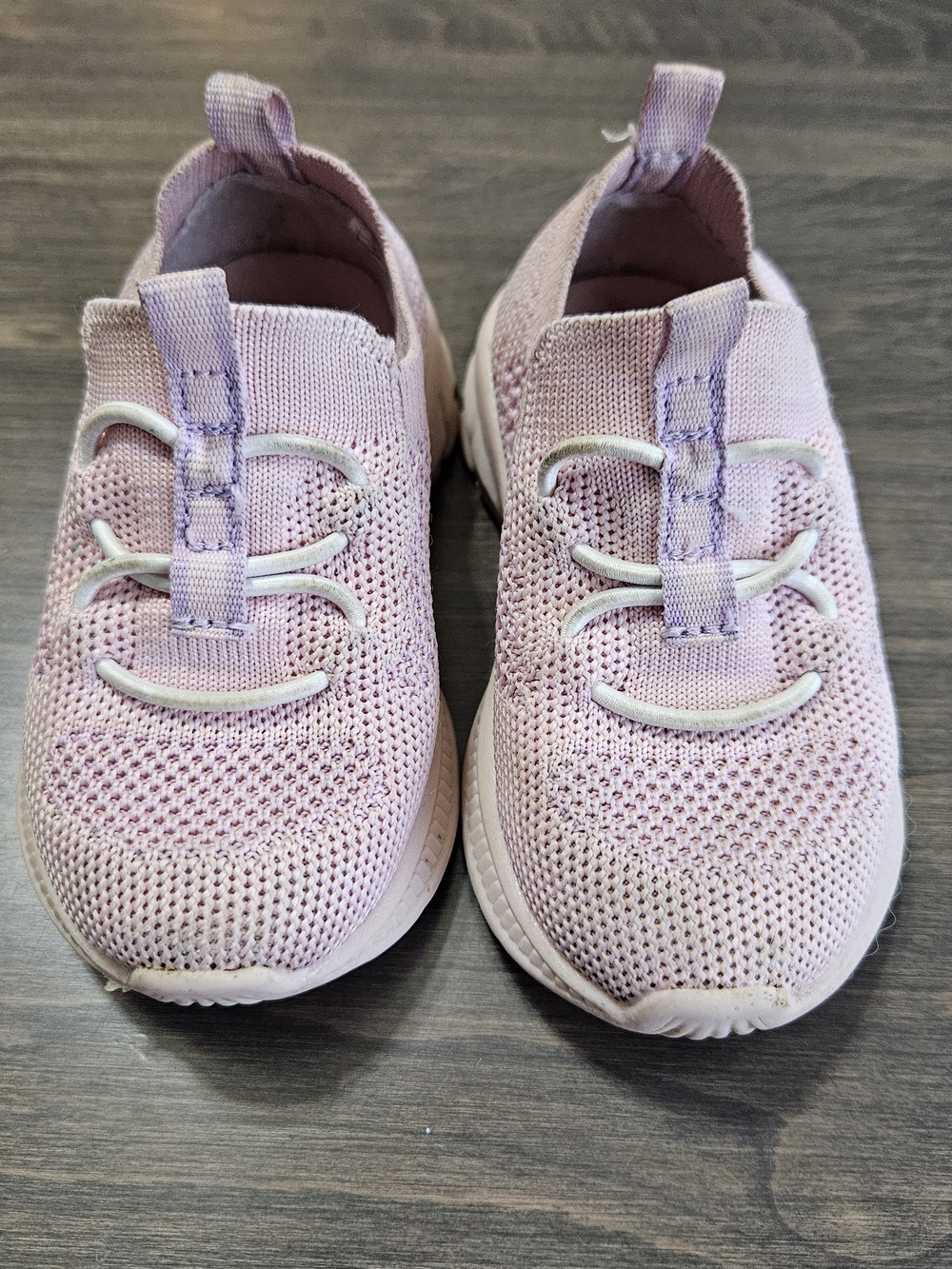 Carter's Pink Toddler Girl Pull-On Athletic Sneakers - Size 5 - Play Condition